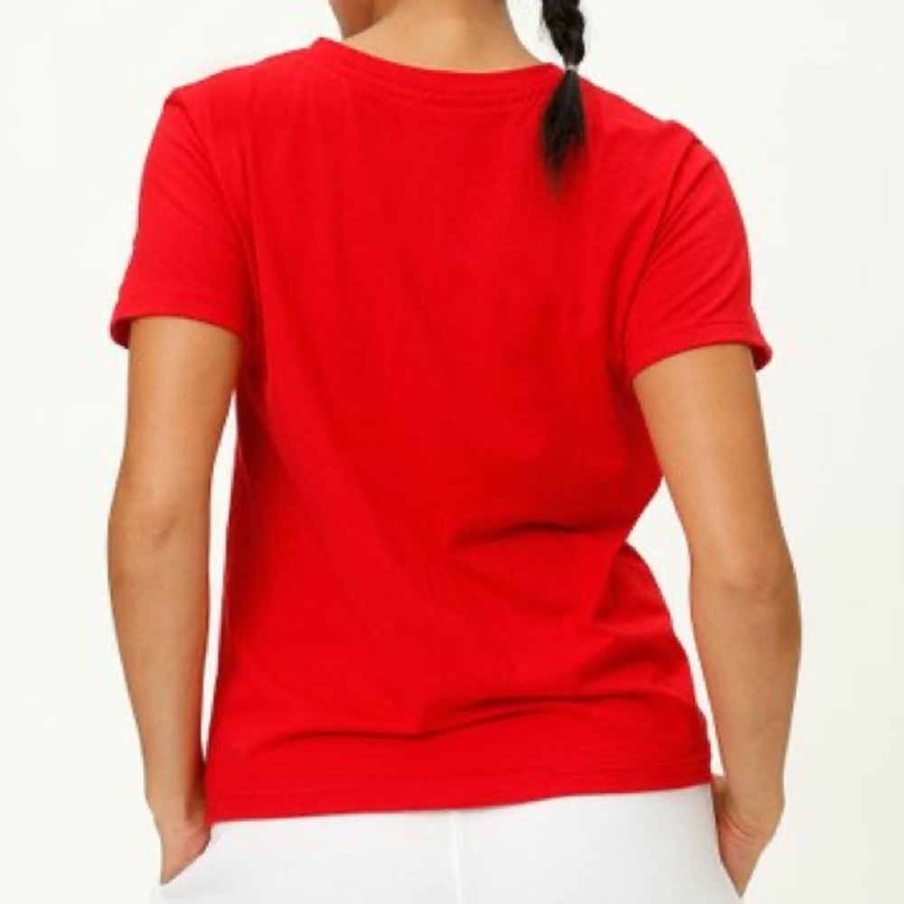 Champion Cheerful Red Logo The Classic Tee NWT SZ L - Picture 5 of 8